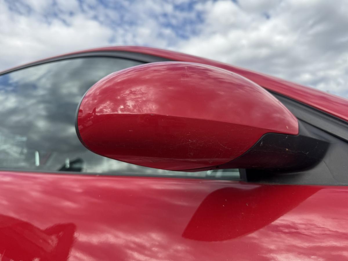 Seat Ibiza 6L original Au&szlig;enspiegel rechts elektrisch verstellbar LS3H Emocion Rot Bj.2006